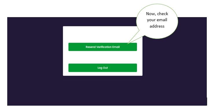 Email Verification Page